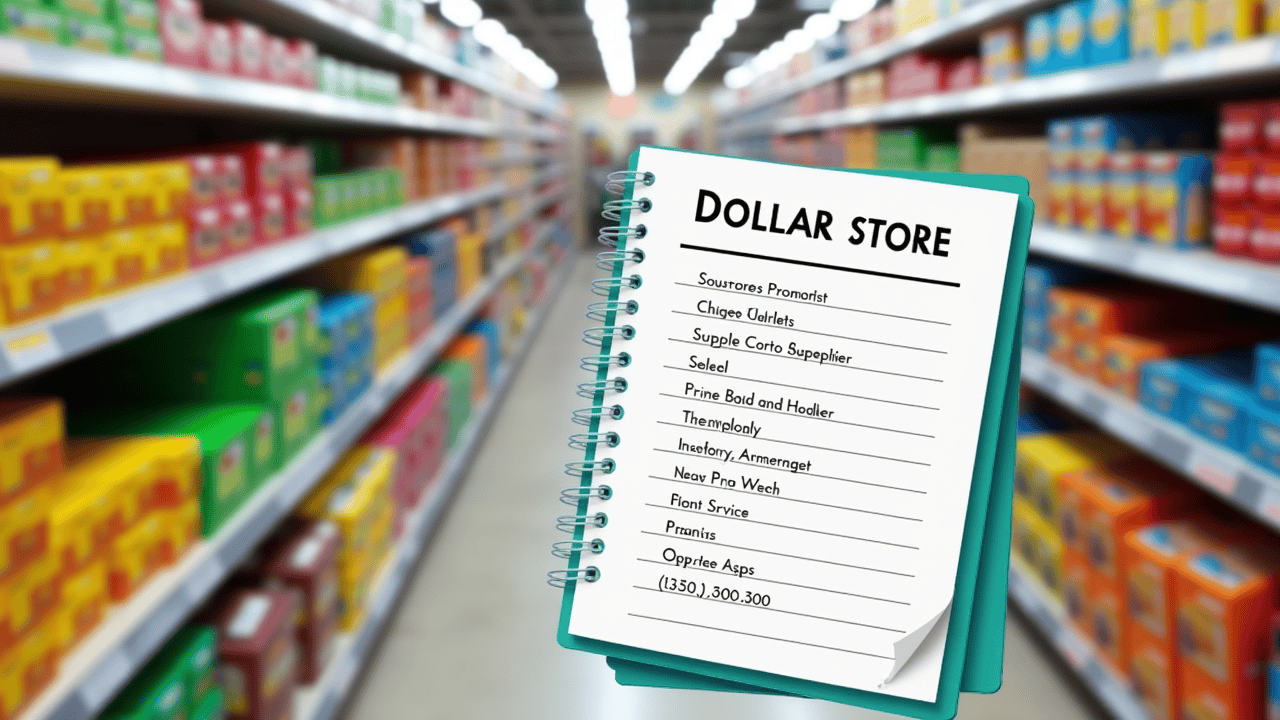 Dollar Store Demystified: Mastering Inventory and Supplier Sourcing